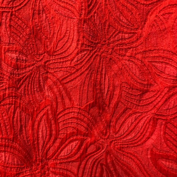 The Limited Skirt Womens Size 4 Red Orange Back Zipper Pencil Office Evening - Picture 3 of 5